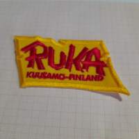 RUKA kuusamo-finland -kangasmerkki / matkailumerkki / hihamerkki