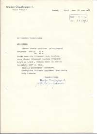 Kinnulan Osuuskauppa rl Kinnula 1953- firmalomake