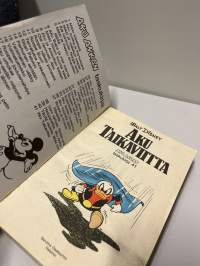 Ensipainoksia myyntiin.Aku Taikaviitta 41.