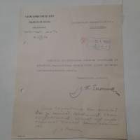 Vankila kuitti Vankeinhoitohallitus taloustarkastaja  kuitti / firmalomake allekirjoituksella 19.1.1922