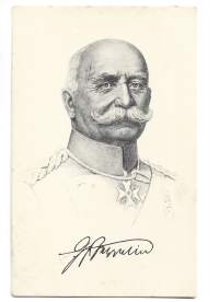 Ferdinand von Zeppelin  - sotilaspostikortti  postikortti kulkematon