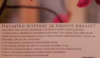Kauniit kasvot kotikonstein.  ( Kauneudenhoito )