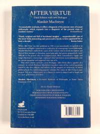 After virtue : a study in moral theory