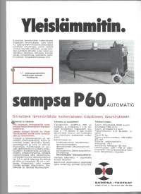 Sampsa   P60 yleislämmitin tuoteluettelo myyntiesite   2 s