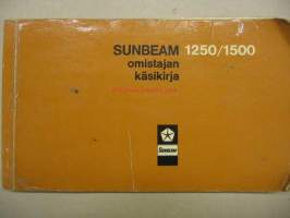 Sunbeam 1250/1500 -käyttöohjekirja