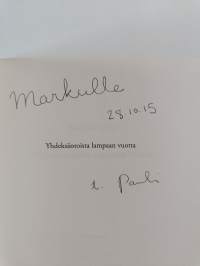 Yhdeksäntoista lampaan vuotta (signeerattu, tekijän omiste)