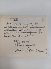 Muistoja Pohjolasta : Runoja (signeerattu, tekijän omiste)