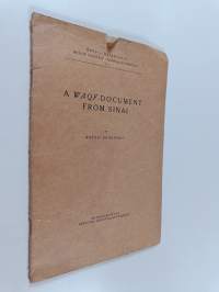 A Waqf-document from Sinai