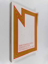 Neuvostoliittoinstituutin vuosikirja 25 : 1977