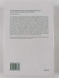 The Dividend Concept in International Tax Law : Dividend Payments Between Corporate Entities