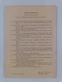 Bibliography of Ilmar Talve 1934-1979