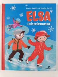 Elsa luistelemassa