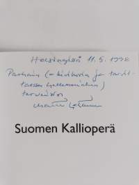 Suomen kallioperä : 3000 vuosimiljoonaa (signeerattu, tekijän omiste)