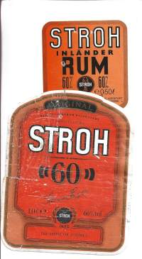 Stroh 60   - viinaetiketti