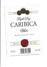 Carbica West Indian Rum  - viinaetiketti