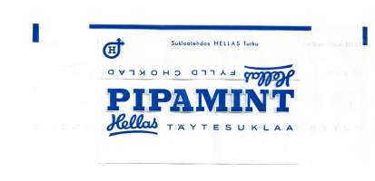 Piparmint Täytesuklaa  -  makeiskääre  1950-luku käyttämätön