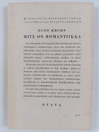 Mitä on romantiikka - klassisuus - koomisuus - tyyli - realismi - ekspressionismi - draama - etiikka jne.