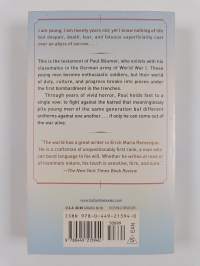 All Quiet on the Western Front : A Novel