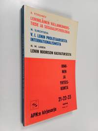 Leniniläinen vallankumoustiede ja sosiaalipsykologia ; V. I. Lenin proletaarisesta internationalismista ; Lenin nuorison kasvatuksesta