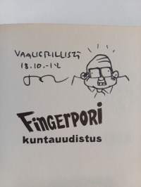Fingerpori : kuntauudistus (signeerattu, tekijän omiste)