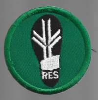 RES Reservin harrastusmerkki -   hihamerkki