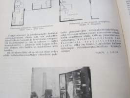 Kotiliesi 1931 nr 1, Nykyaikaa kodinsisustuksessa - arkkitehdit Aino &amp; Alvar Aalto - Erik Bryggman - P. &amp; M Blomstedt - 4-sivuinen artikkeli kalustekuvineen...