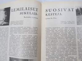 Kotiliesi 1931 nr 1, Nykyaikaa kodinsisustuksessa - arkkitehdit Aino &amp; Alvar Aalto - Erik Bryggman - P. &amp; M Blomstedt - 4-sivuinen artikkeli kalustekuvineen...