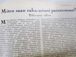 Kotiliesi 1931 nr 1, Nykyaikaa kodinsisustuksessa - arkkitehdit Aino &amp; Alvar Aalto - Erik Bryggman - P. &amp; M Blomstedt - 4-sivuinen artikkeli kalustekuvineen...