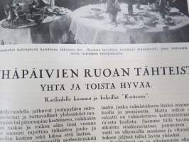 Kotiliesi 1931 nr 1, Nykyaikaa kodinsisustuksessa - arkkitehdit Aino &amp; Alvar Aalto - Erik Bryggman - P. &amp; M Blomstedt - 4-sivuinen artikkeli kalustekuvineen...