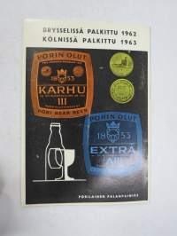 Rosenlewin Urheilijat RU-38, Pori - Iirot, Rauma, 15.9.1963 -Suomensarja (Suomen sarja / Mestaruussarja)  -jalkapallo käsiohjelma