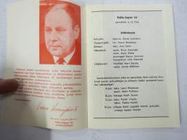 Pallo-Sepot 44 (Valkeakoski) - Rosenlewin Urheilijat RU-38, heinäkuu 1967 -Suomensarja (Suomen sarja / Mestaruussarja)  -jalkapallo käsiohjelma