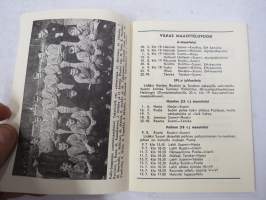 Pallo-Sepot 44 (Valkeakoski) - Rosenlewin Urheilijat RU-38, heinäkuu 1967 -Suomensarja (Suomen sarja / Mestaruussarja)  -jalkapallo käsiohjelma