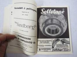 Pallo-Sepot 44 (Valkeakoski) - Rosenlewin Urheilijat RU-38, heinäkuu 1967 -Suomensarja (Suomen sarja / Mestaruussarja)  -jalkapallo käsiohjelma