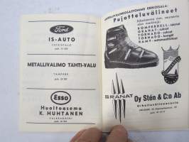 Pallo-Sepot 44 (Valkeakoski) - Rosenlewin Urheilijat RU-38, heinäkuu 1967 -Suomensarja (Suomen sarja / Mestaruussarja)  -jalkapallo käsiohjelma
