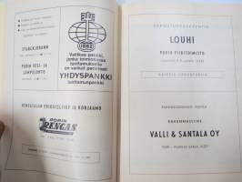 Porin Karhut -Suomensarja (Suomen sarja / Mestaruussarja)  -jalkapallo käsiohjelma, koko vuoden ohjelma (jossa otteluohjelma sekä kokoonpano)