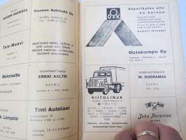 Iirot (Rauma) - Rosenlewin Urheilijat RU-38 19.5.1965 -Suomensarja (Suomen sarja / Mestaruussarja)  -jalkapallo käsiohjelma