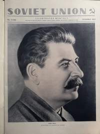Soviet Union 1954 December -Soviet propaganda magazine / Neuvostoliittolainen tasokas propagandajulkaisu, erittäin runsas kuvitus, sisältää suomenk. kuvaselostukset