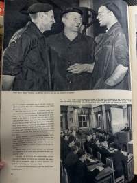 Soviet Union 1954 December -Soviet propaganda magazine / Neuvostoliittolainen tasokas propagandajulkaisu, erittäin runsas kuvitus, sisältää suomenk. kuvaselostukset