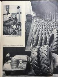 Soviet Union 1954 December -Soviet propaganda magazine / Neuvostoliittolainen tasokas propagandajulkaisu, erittäin runsas kuvitus, sisältää suomenk. kuvaselostukset
