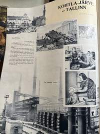Soviet Union 1954 December -Soviet propaganda magazine / Neuvostoliittolainen tasokas propagandajulkaisu, erittäin runsas kuvitus, sisältää suomenk. kuvaselostukset