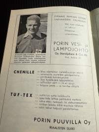 Rosenlewin Urheilijat RU-38, Pori - Turku Teräs 19.5.1963 -Suomensarja (Suomen sarja / Mestaruussarja)  -jalkapallo käsiohjelma