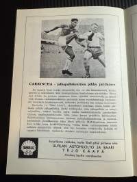 Rosenlewin Urheilijat RU-38, Pori - Turku Teräs 19.5.1963 -Suomensarja (Suomen sarja / Mestaruussarja)  -jalkapallo käsiohjelma