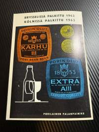 Rosenlewin Urheilijat RU-38, Pori - Tampere Kal Po 26.5.1963 -Suomensarja (Suomen sarja / Mestaruussarja)  -jalkapallo käsiohjelma
