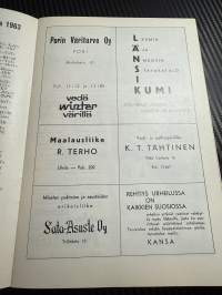 Rosenlewin Urheilijat RU-38, Pori - Tampere I- Kissat 16.6.1963 -Suomensarja (Suomen sarja / Mestaruussarja)  -jalkapallo käsiohjelma