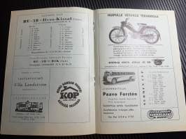 Rosenlewin Urheilijat RU-38, Pori - 1Ilves=Kissat Tampere 7.8.1963 -Suomensarja (Suomen sarja / Mestaruussarja)  -jalkapallo käsiohjelma