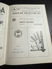 Rosenlewin Urheilijat RU-38, Pori - HIK Hanko 18.8.1963 -Suomensarja (Suomen sarja / Mestaruussarja)  -jalkapallo käsiohjelma