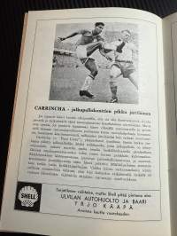 Rosenlewin Urheilijat RU-38, Pori - HPK Hämeenlinna 29.9.1963 -Suomensarja (Suomen sarja / Mestaruussarja)  -jalkapallo käsiohjelma
