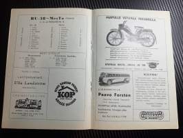 Rosenlewin Urheilijat RU-38, Pori - MesTo Tampere 13.10.1963 -Suomensarja (Suomen sarja / Mestaruussarja)  -jalkapallo käsiohjelma