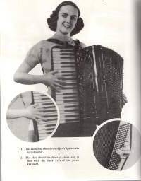 Method for piano accordion