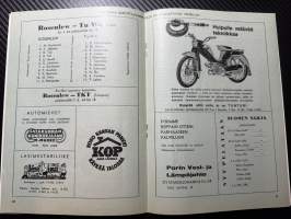 Rosenlewin Urheilijat RU-38, Pori - Tu We Turku 26.4.1964 -Suomensarja (Suomen sarja / Mestaruussarja)  -jalkapallo käsiohjelma